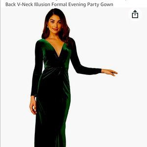 Mother of the Groom dress. Exquisite design, low V in front and back.